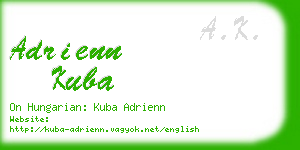 adrienn kuba business card